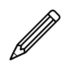Fototapeta premium Pencil icons symbolize creativity and artistic expression. Essential for drawing, writing, and educational themes, these designs reflect the art of communication through simple tools.