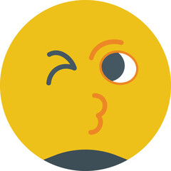 Face Blowing a Kiss Icon