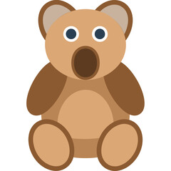 Naklejka premium Teddy Icon