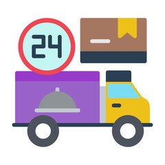 24 Hours Delivery Icon