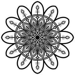 abstract flower vector illustration