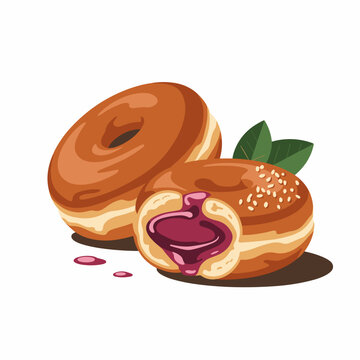 Paczki Polish Donuts with Fruity Jelly Filling