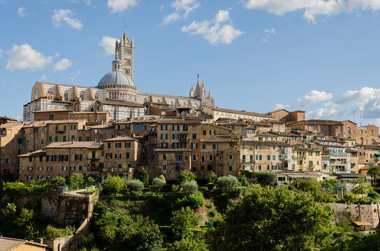 Ciudad de Siena, Toscana, Italia