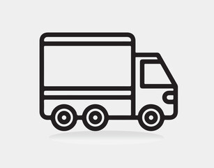 Fast Delivery Truck Icon