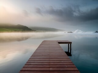 Fototapeta premium Mystic Lagoon Meeting the Sea