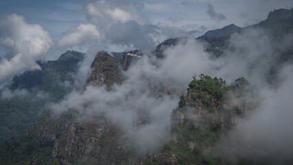 The view of Usambara Mountains in Lushoto, Tanzania
