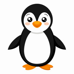 Obraz premium penguin on a white background