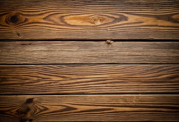 Naklejka premium A close up of a wooden wall with knots.