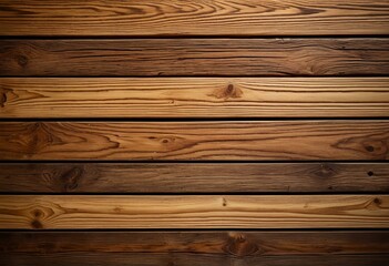 Fototapeta premium A close up of a wooden wall with knots.