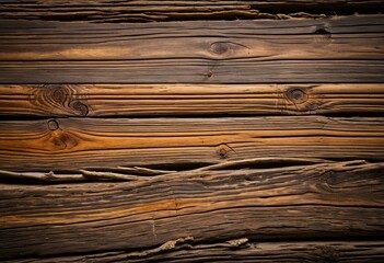 Fototapeta premium A close up of a wooden wall with knots.