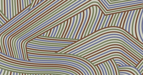 Abstract colored background textured irregular wave striped lines. seamless geometric pattern design for certificates, invitations, textiles, apparel, covers, banners and more.