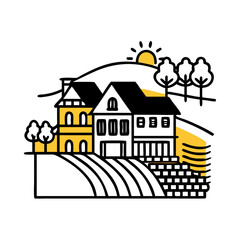 vector illustration of a house