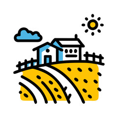 vector illustration of houses