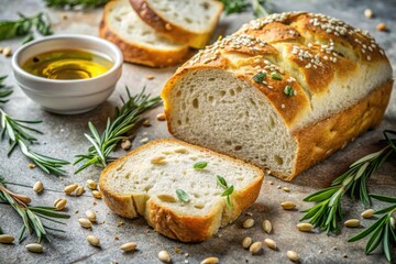 Ciabatta with rosemary and olive oil
