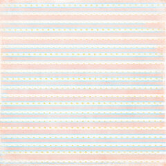 Delicate pastel horizontal striped pattern with soft peach, blue, and cream tones. Light abstract background ideal for baby designs, stationery, wallpapers, textiles, and gentle modern branding.