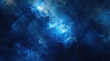 Obraz premium Enigmatic Blue Abstract Background Capturing the Essence of Liquid Motion and Depth Evoking a Sense of Calm and Mystery