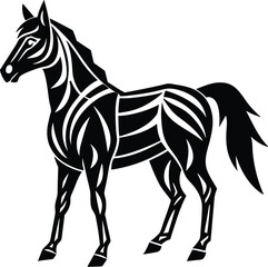 Belmont stakes horse silhouette vector designs 10