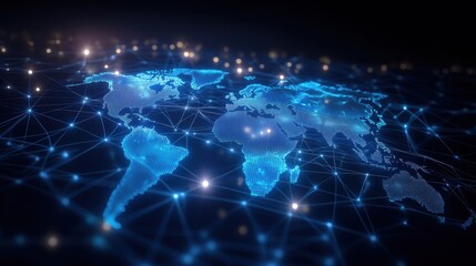 Fototapeta premium World map. Earth Day theme background wallpaper.
