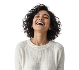 surprised young woman