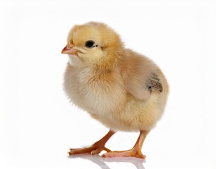 Fototapeta premium the studio s stylish chick full depth of field isolated on white background