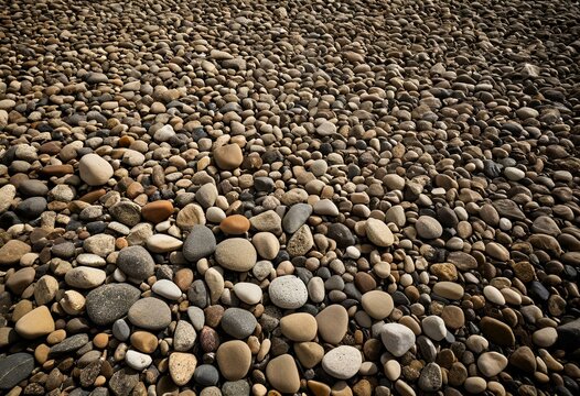 pebbles on the beach - Powered by Adobe