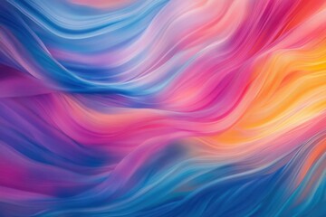 Obraz premium Stunning Digital Art Piece Showcasing Waves of Color Perfect for Modern Decor and Creative Projects