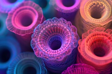 Beautiful Spirograph Patterns in Vivid Colors Perfect for Artistic and Creative Projects