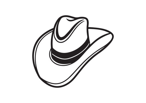 recommend clip art: Cowboy hat silhouette hat  Vector