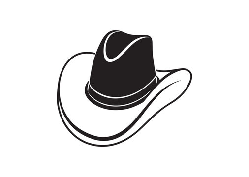recommend clip art: Cowboy hat silhouette hat  Vector
