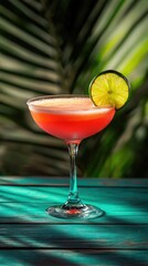 Tropical elegance a refreshing summer cocktail experience
