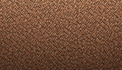Textured brown woven background for design.