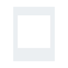 Blank frame for photo booth selfie with copy space in vector