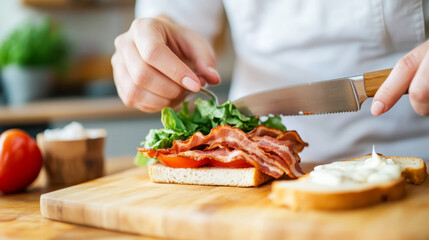 The delight of crafting the perfect blt sandwich at home with fresh ingredients