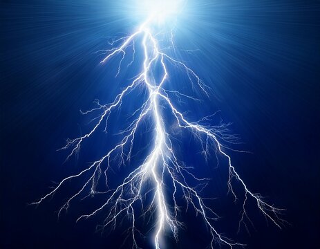 lightning in the night