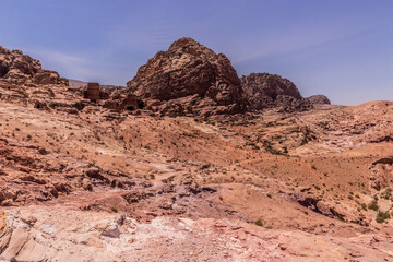 Landscape of the ancient city Petra, Jordan