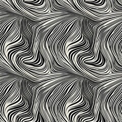 Obraz premium a black and white image of a wavy pattern