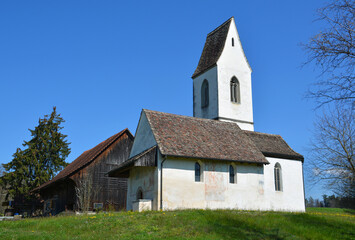 Kirche St. Dionys-Wurmsbach, Rapperswil-Jona , Kanton St. Gallen,  Schweiz