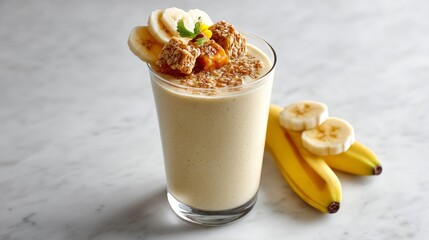 Generic Smoothie Banana Scene Chunk Topping Authentic