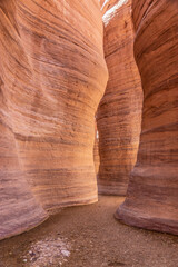 Wadi Numeira slot canyon, Jordan