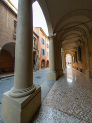 Panorama of Bologna city center, Italy