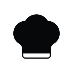 Chef Hat icon vector stock illustration