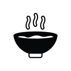 Bowl icon vector stock illustration