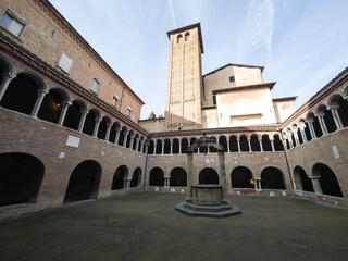 Fototapeta premium Panorama of Bologna city center, Italy