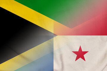 Jamaica and Panama state flag international negotiation PAN JAM