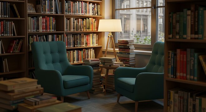 books in library - Powered by Adobe