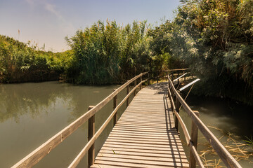 Boardwalk at Azraq Wetlands Reserve, Jordan