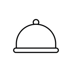 Dish icon vector stock illustration
