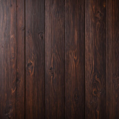 Naklejka premium Polished warm dark brown wood texture image for background wallpaper with high resolution wood grain surface premium stock photography