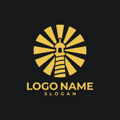 Illustration vector graphic of mercusuar logo