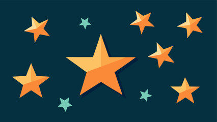 Fallen Social Media Stars A collection of star icons that have fallen and are surrounded by scrolling text displaying 100K Followers to illustrate the emptiness of having fake